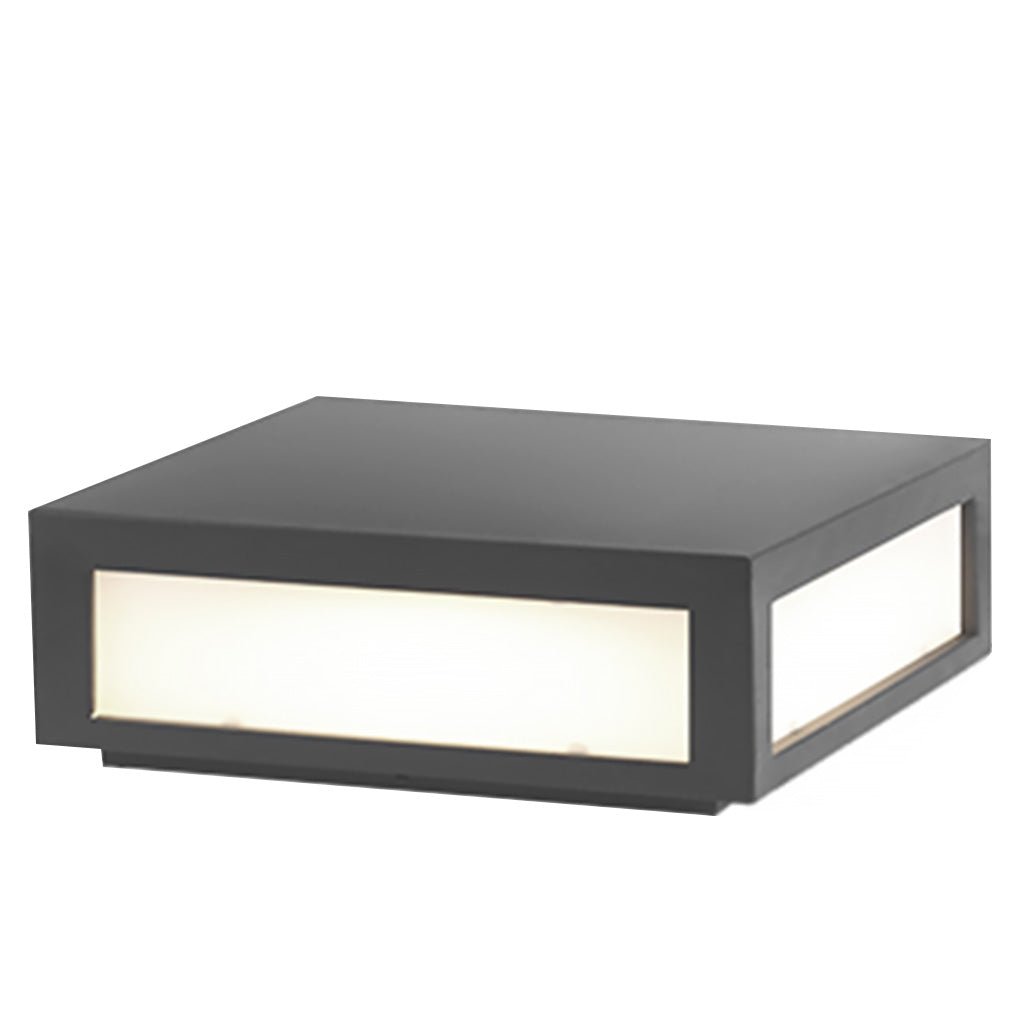 Farol de pilar exterior Kobira cubo LED – versión a red baja