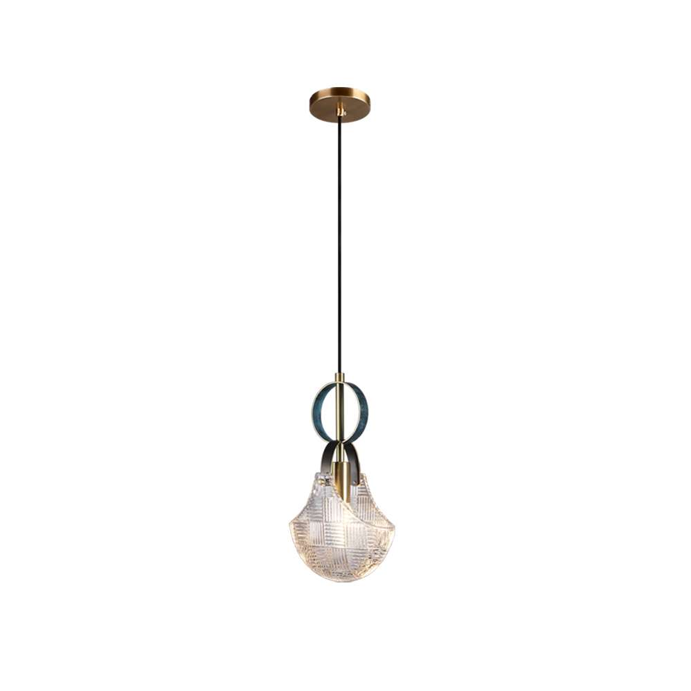 Lámpara colgante de cristal tallado Fardisa – vista principal