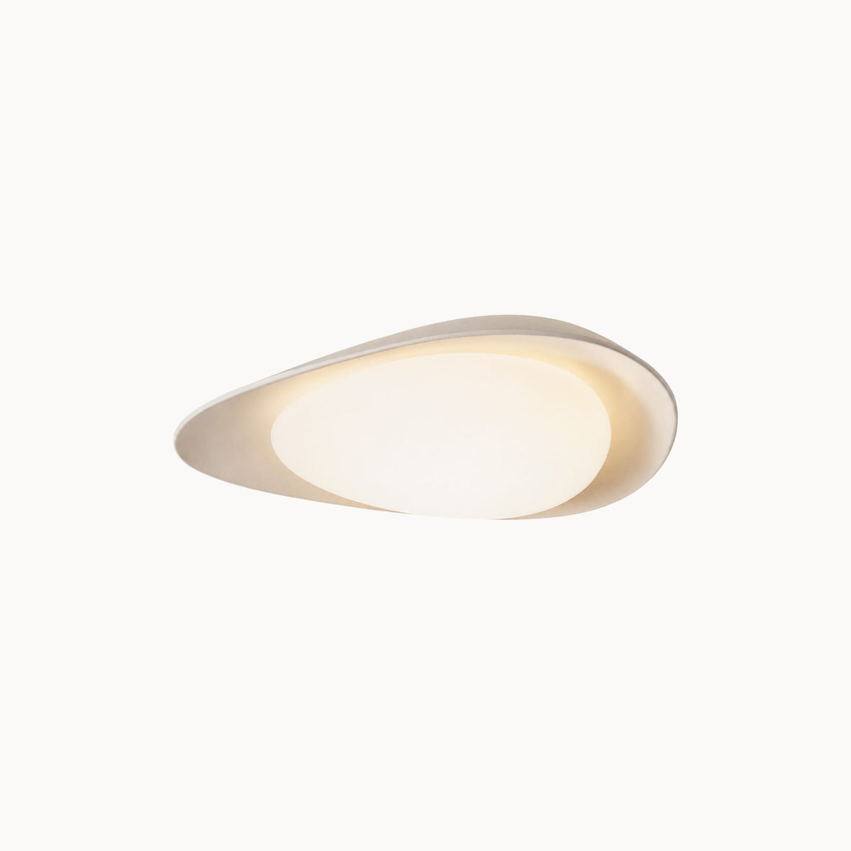 Plafón LED en forma de canto rodado Cantela – vista principal