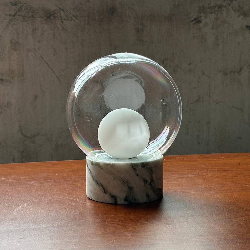 Lámpara de mesa de cristal Saquira – vista principal