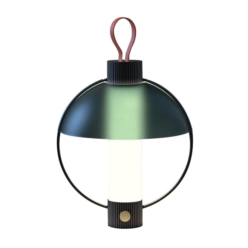 Lámpara de mesa farol Saturna – vista frontal sobre fondo blanco