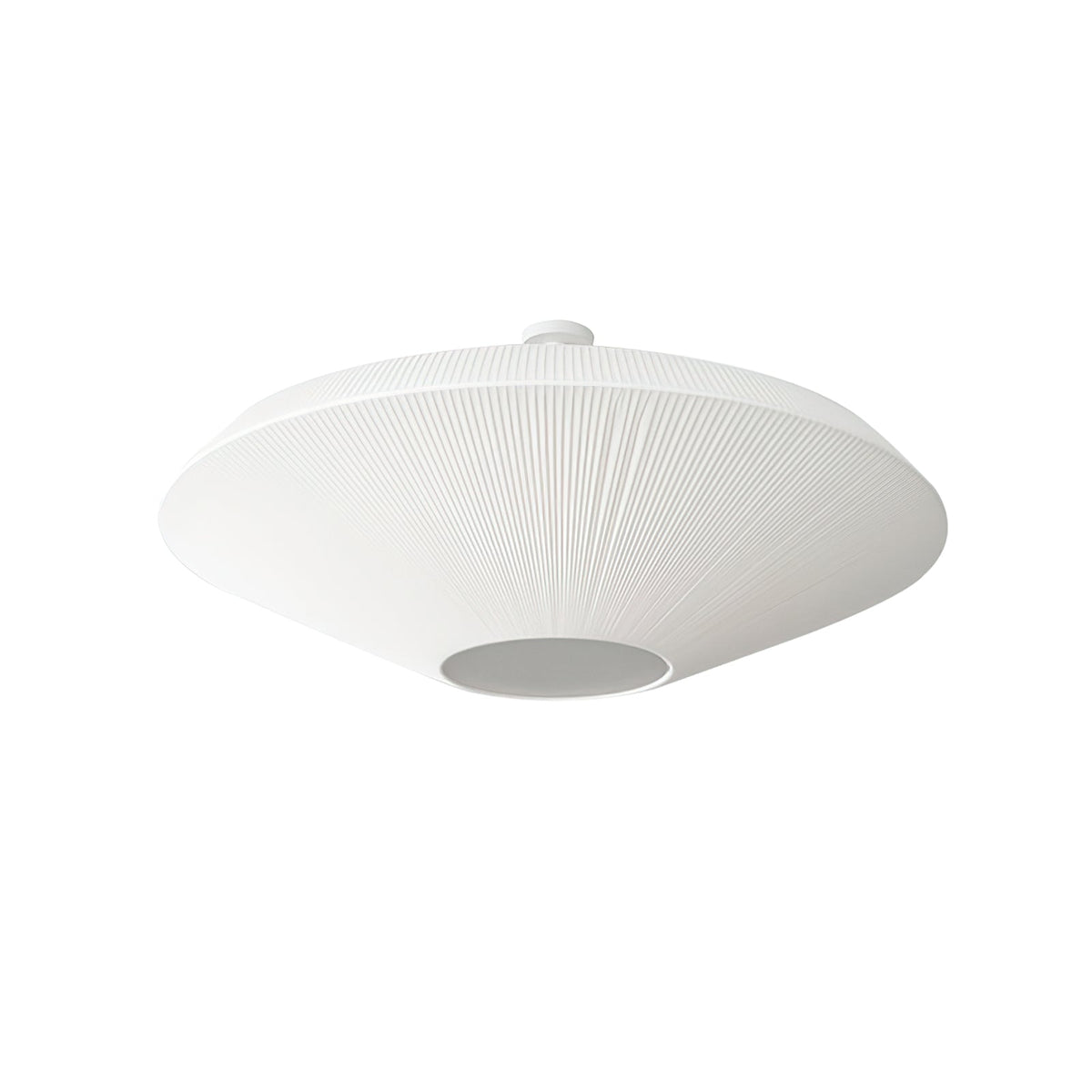 Plafón de techo de tela Sedalia – blanco