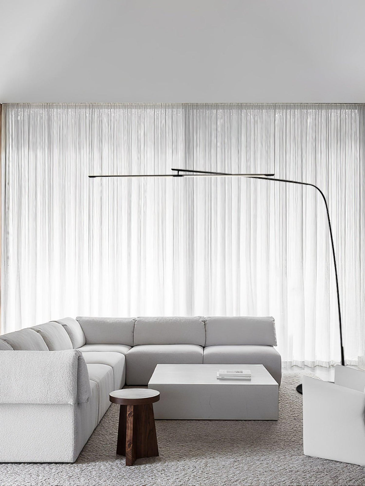 Lámpara de pie de arco LED Sigela – vista principal