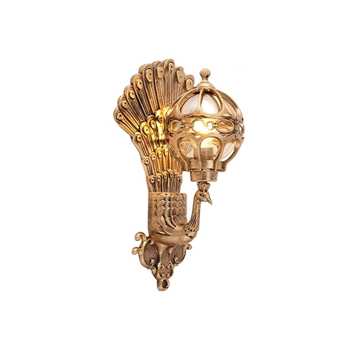 Aplique de pared exterior Mipava – acabado bronce
