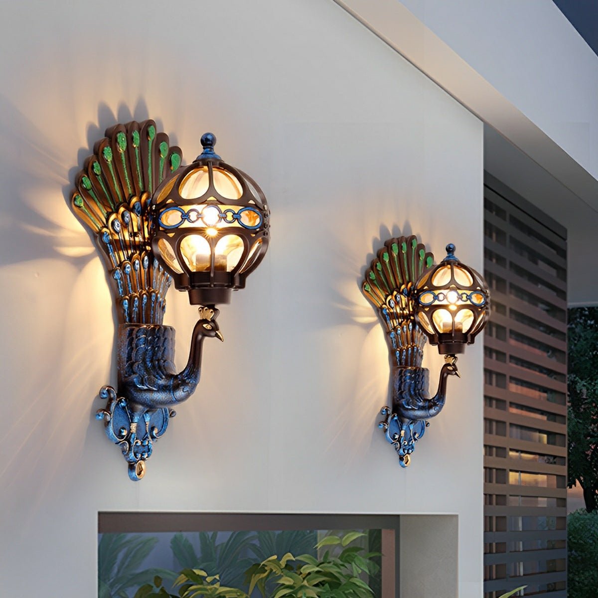 Aplique de pared exterior Mipava en una fachada – imagen 5
