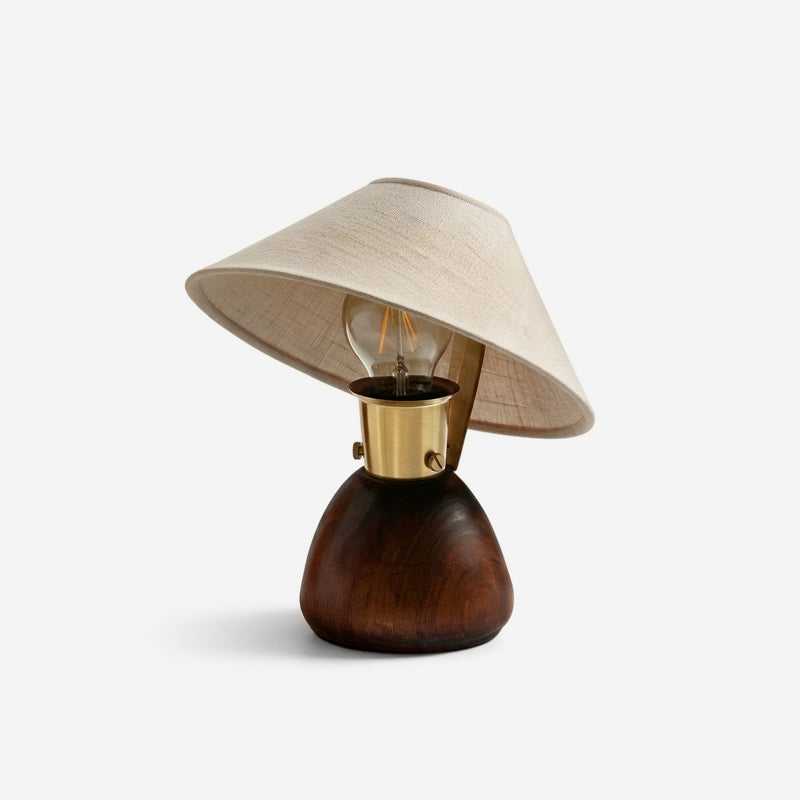Lámpara de mesa seta de madera Sombrino – vista principal