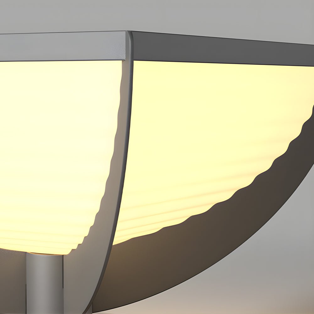 Farol de pilar LED Jacuna – detalle de la pantalla curva