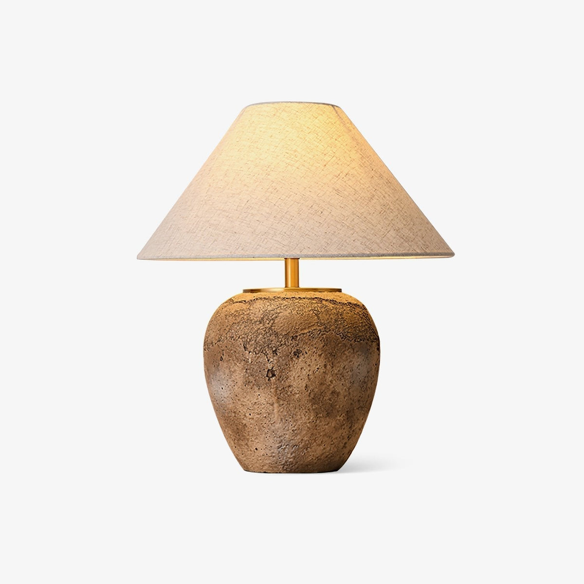Lámpara de mesa de cerámica rústica Tinavo – vista principal