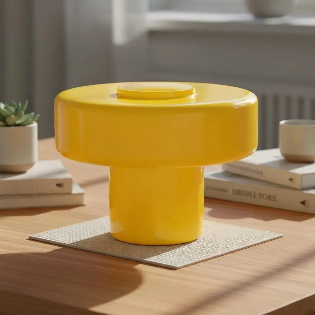 Lámpara de mesa de vidrio retro Tondira – vista principal