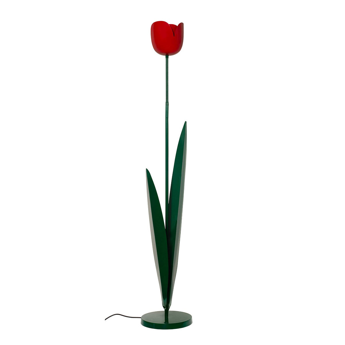 Lámpara de pie tulipán Tulena – con flor roja
