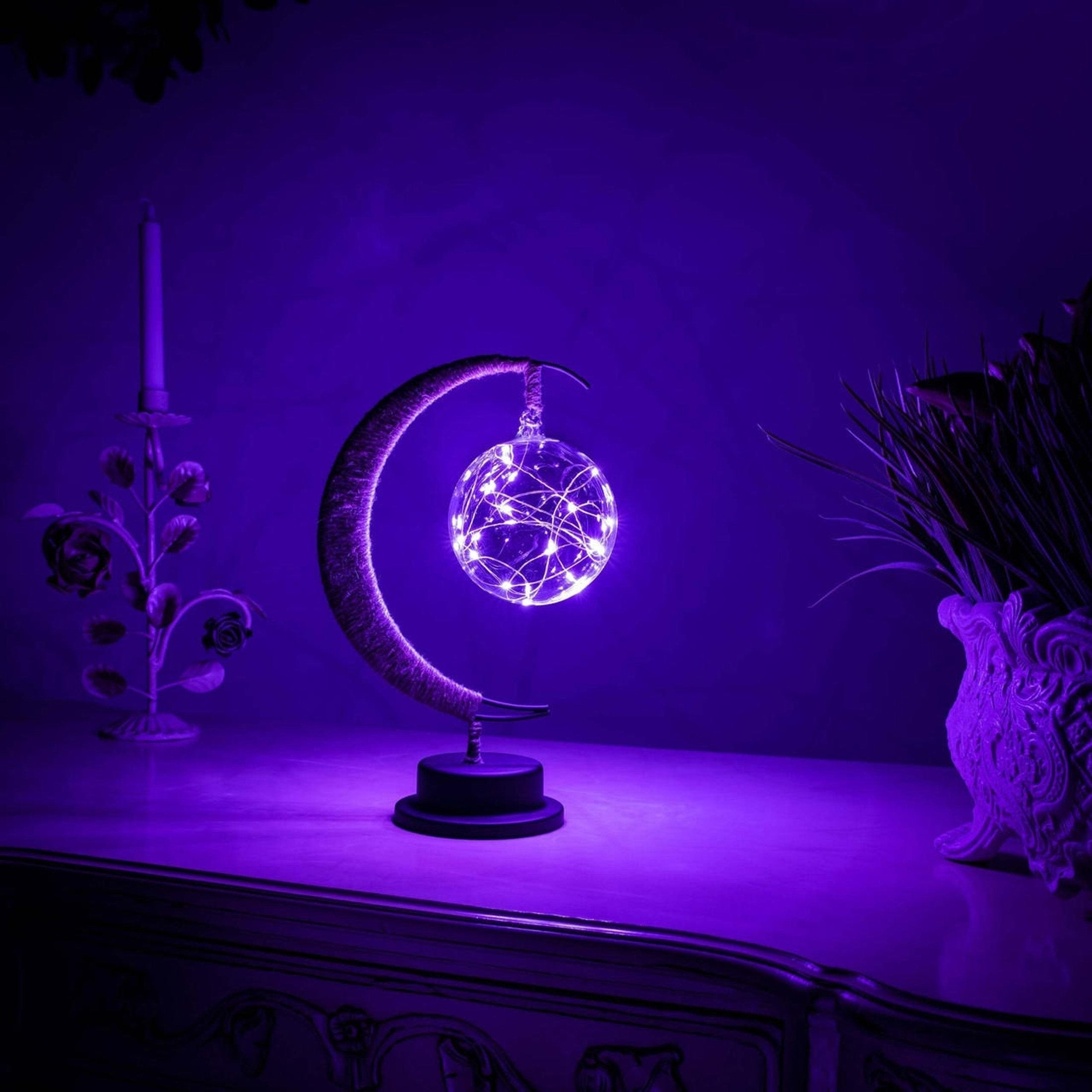 LunaSerena - Lámpara de Luna LED para Ambientes Tranquilos
