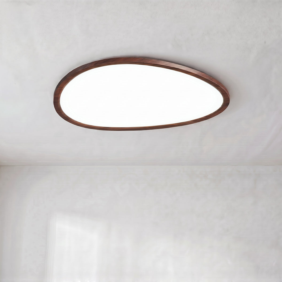 Plafón LED ultrafino de forma orgánica Lamino – 1 luz – 55 × 40 cm