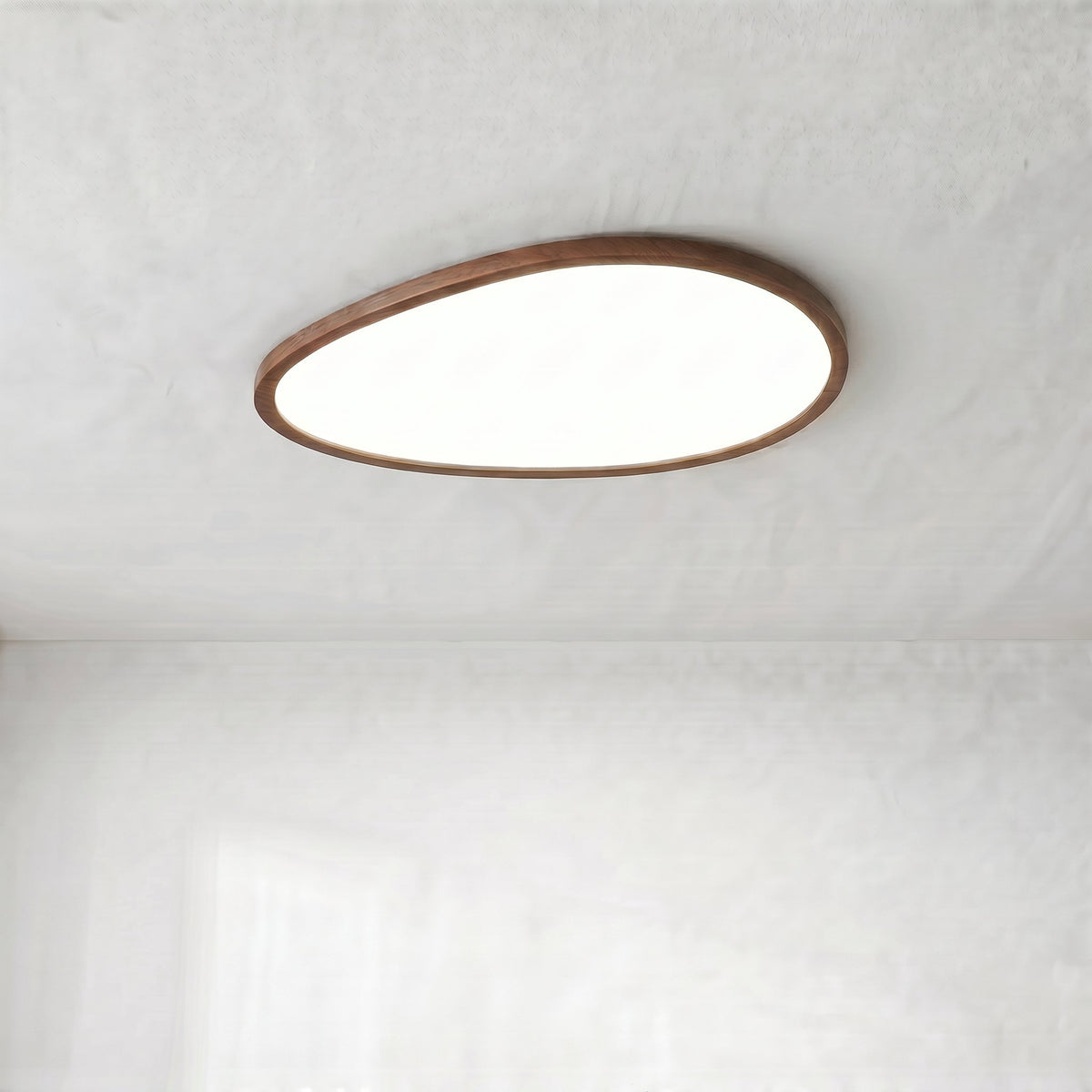 Plafón LED ultrafino de forma orgánica Lamino – 1 luz – 39 × 31 cm