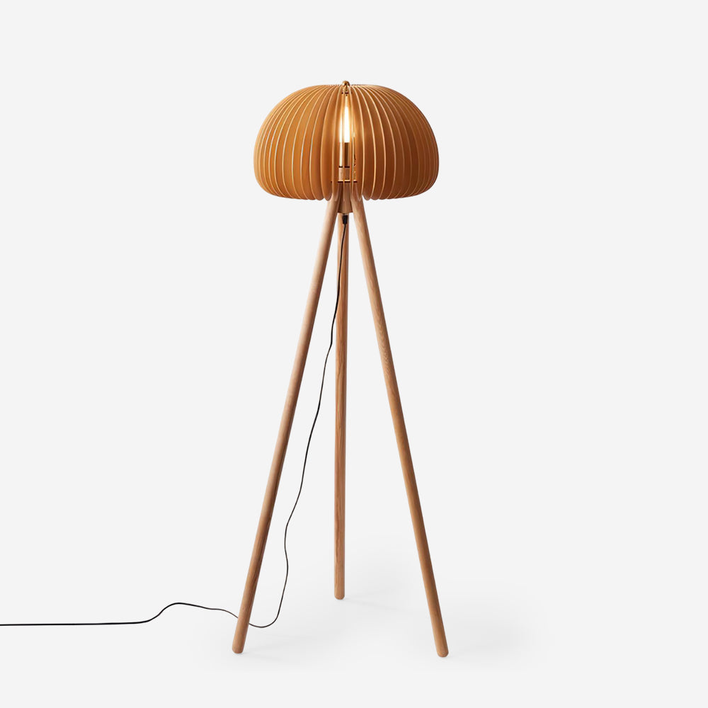 Lámpara de pie trípode de madera Umbrasa – vista principal