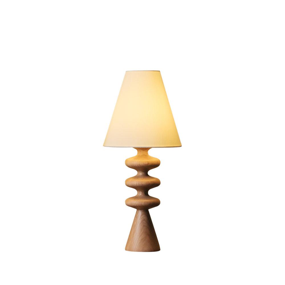 Lámpara de mesa de madera Undora – vista principal