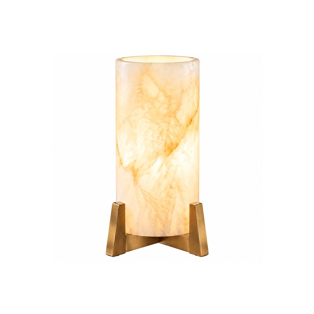 Lámpara de mesa de alabastro Velara – vista principal