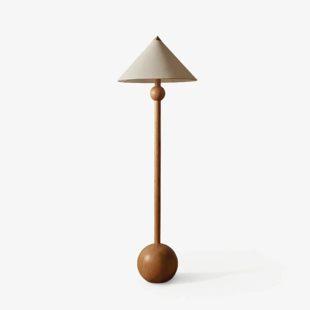 Lámpara de pie de madera Velbora – vista principal