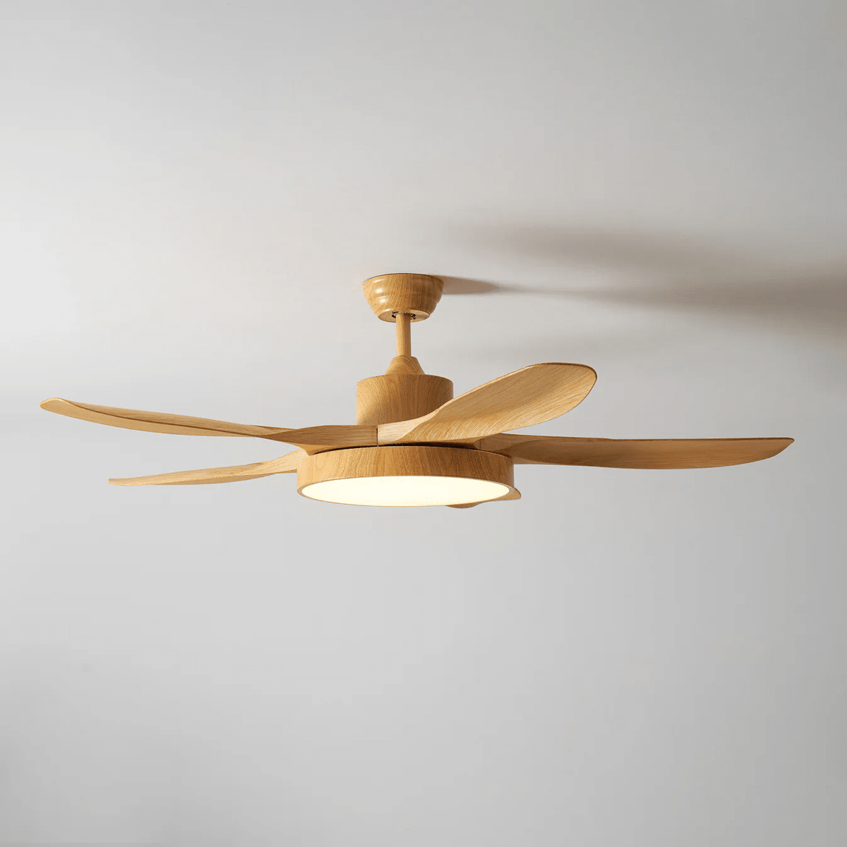 Ventilador de techo con luz Céfiro con aspas efecto madera – imagen 13