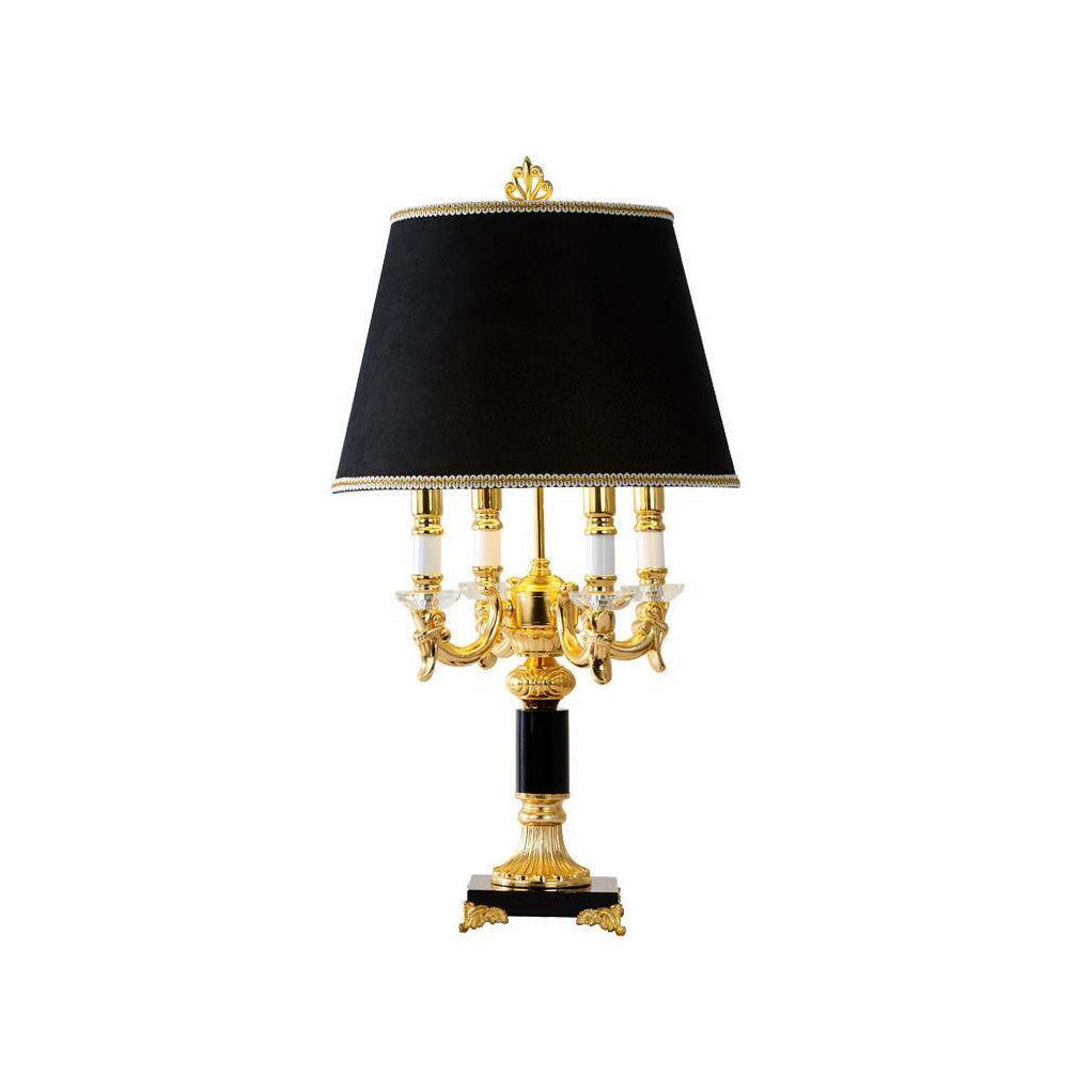 Lámpara de mesa candelabro de latón Versalia – vista principal