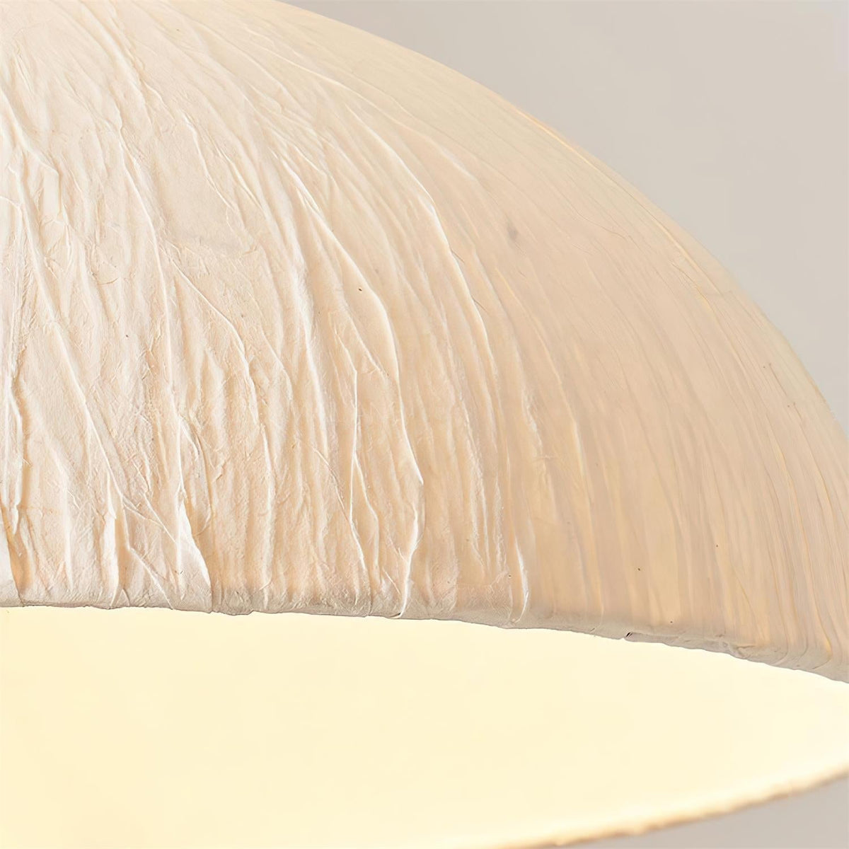Lámpara de pie trípode Vetrisa – textura del papel de arroz