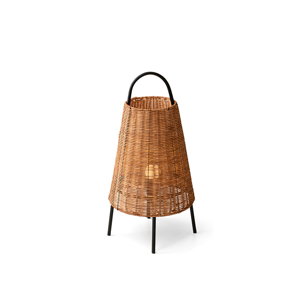 Lámpara de mesa de ratán Vimela – vista principal