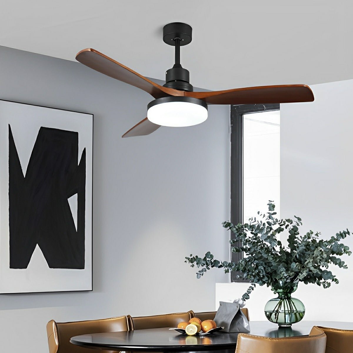 Ventilador de techo con luz Quinta – vista principal