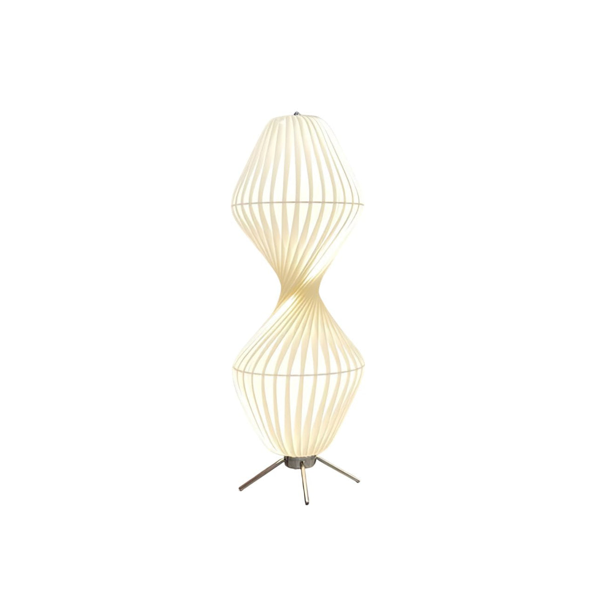 Lámpara de pie LED torsionada Vrilla – de 110 cm