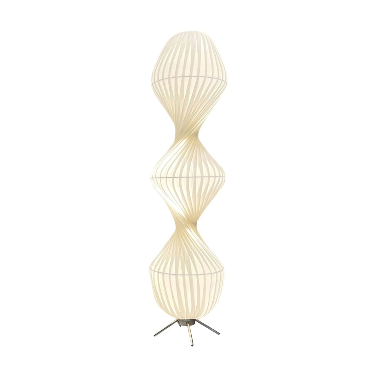 Lámpara de pie LED torsionada Vrilla – de 160 cm