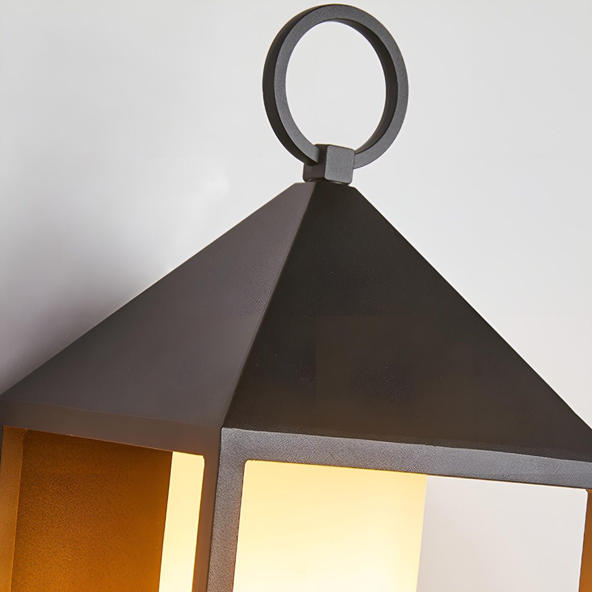 Farol de pared exterior Osmera – detalle de la anilla
