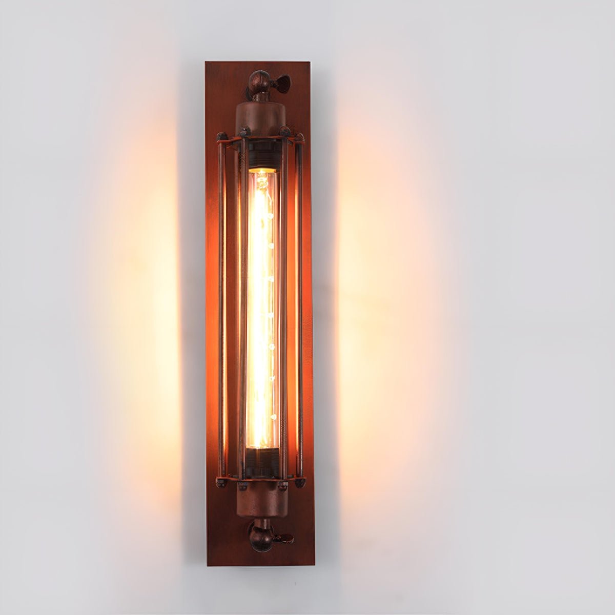 Aplique de pared industrial Yunquel en un pasillo de estilo loft – imagen 11