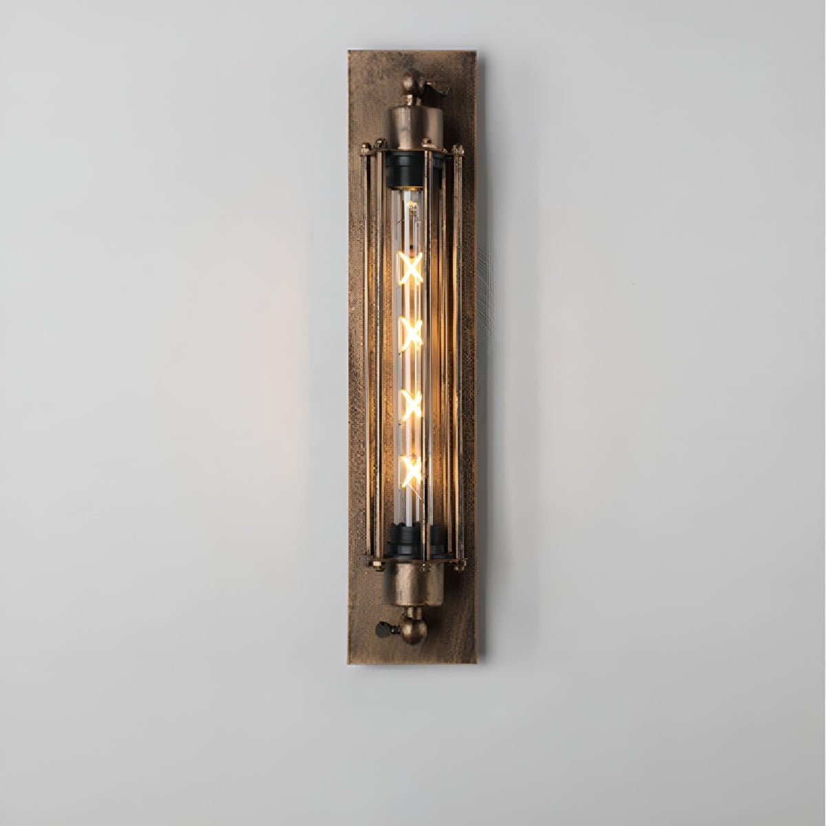 Aplique de pared industrial Yunquel en un pasillo de estilo loft – imagen 19