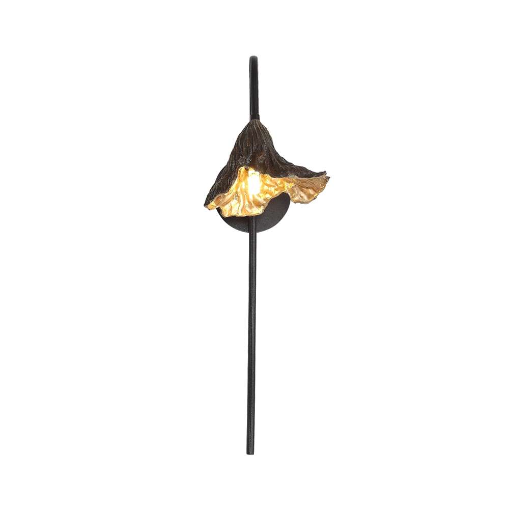Aplique de pared hoja de loto Milora – modelo hoja colgante