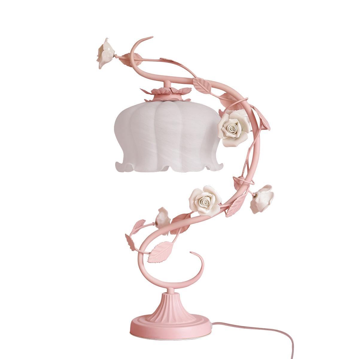Lámpara de mesa con rosas Zarzela – vista principal